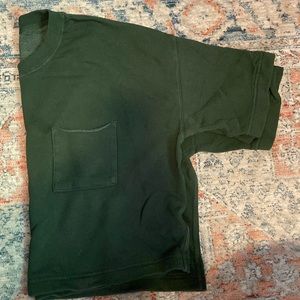 Aerie cropped short sleeve sweatshirt